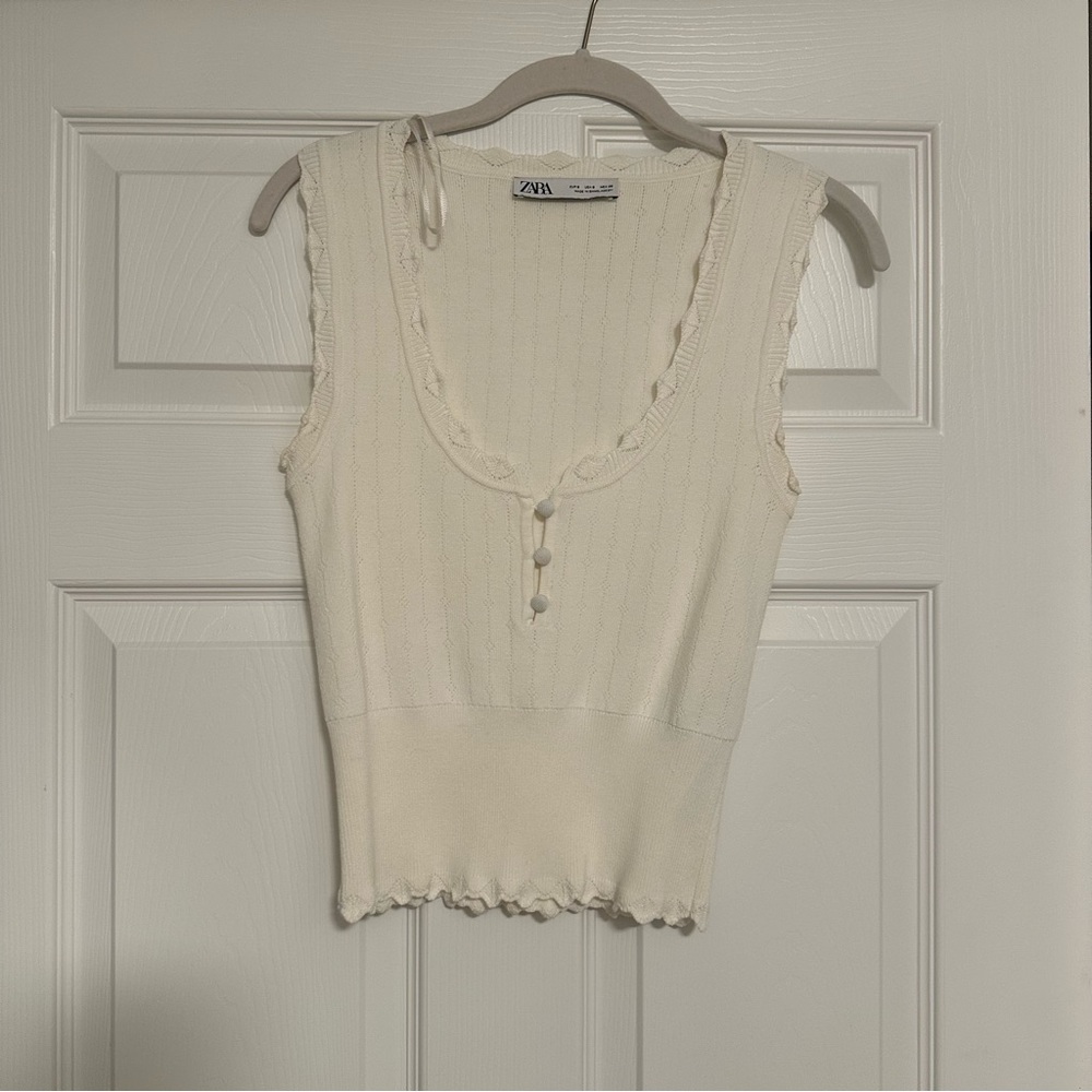 ZARA : White top